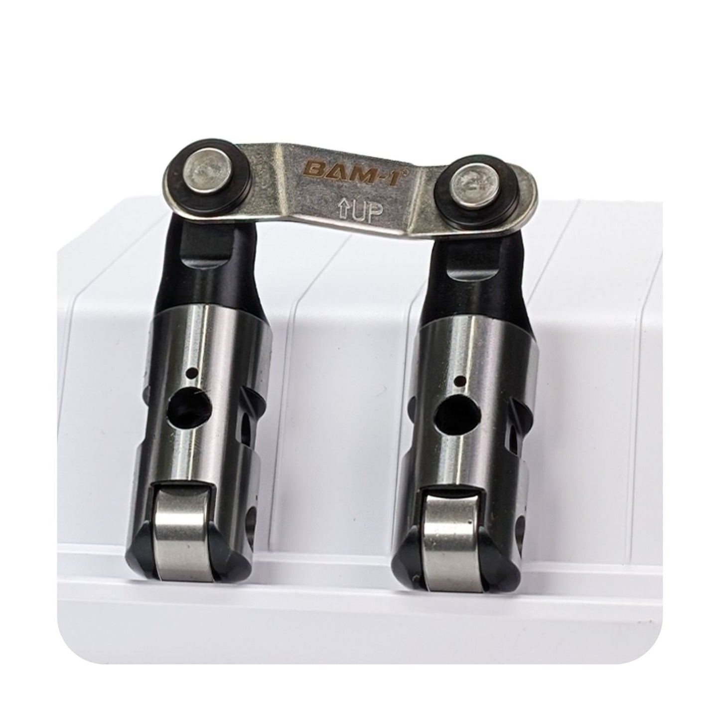 BAM Roller Lifters .9055" – BBC V8 396-572, 0.300" Tall, O/C, Steel DLC Bushing