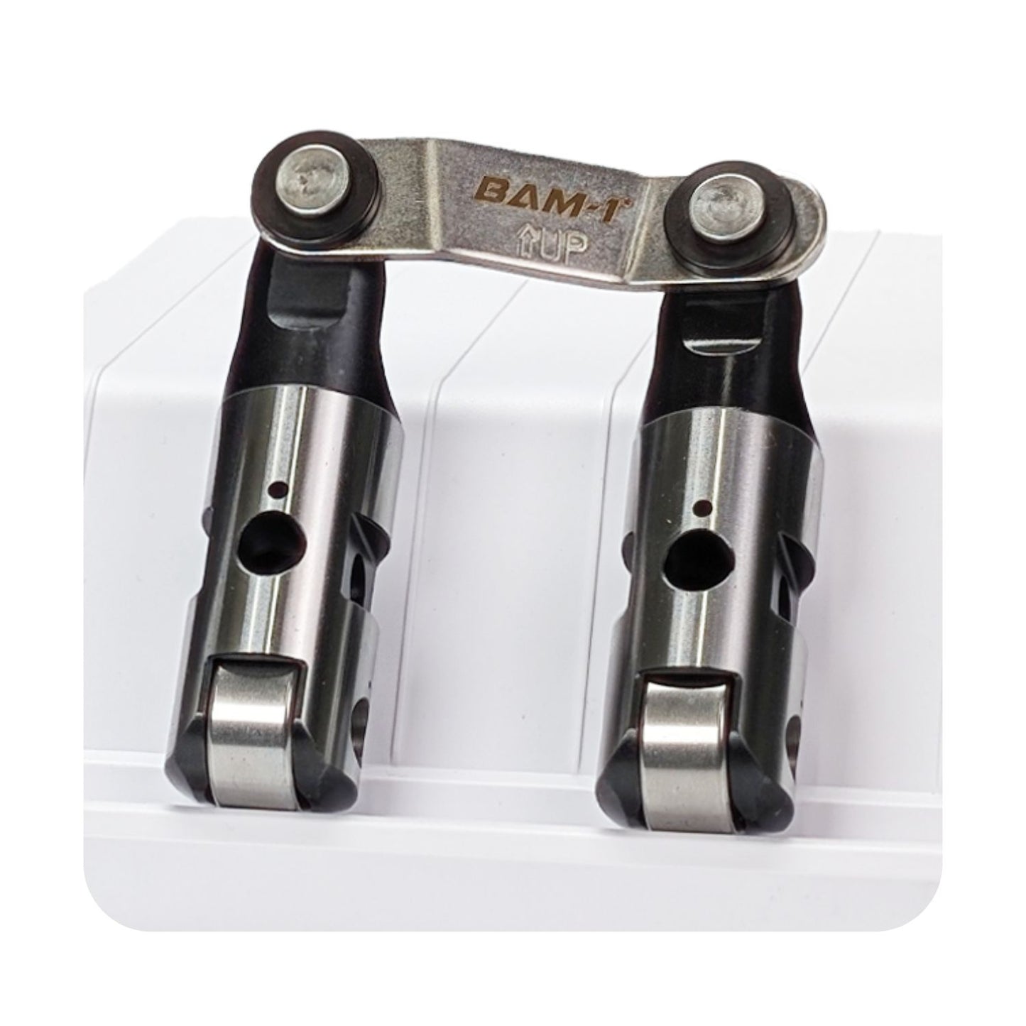 BAM Roller Lifters .904" – BBC V8 396-572, 0.300" Tall, Intake O/S .210" Left & Right, Steel DLC Bushing