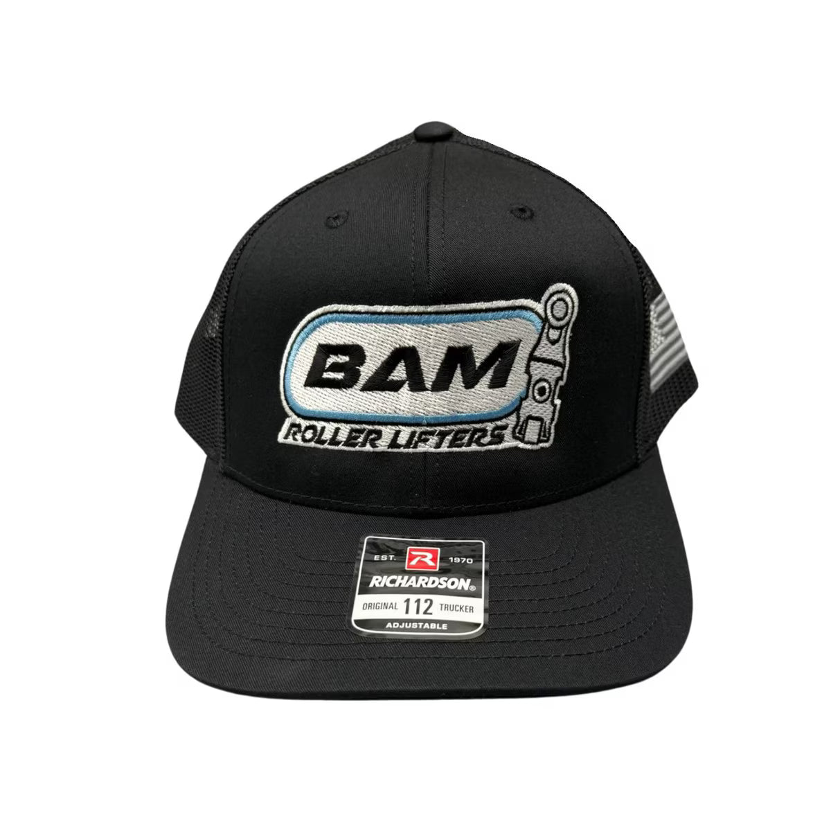 BAM Roller Lifters Hat - Richardson 112 - Black