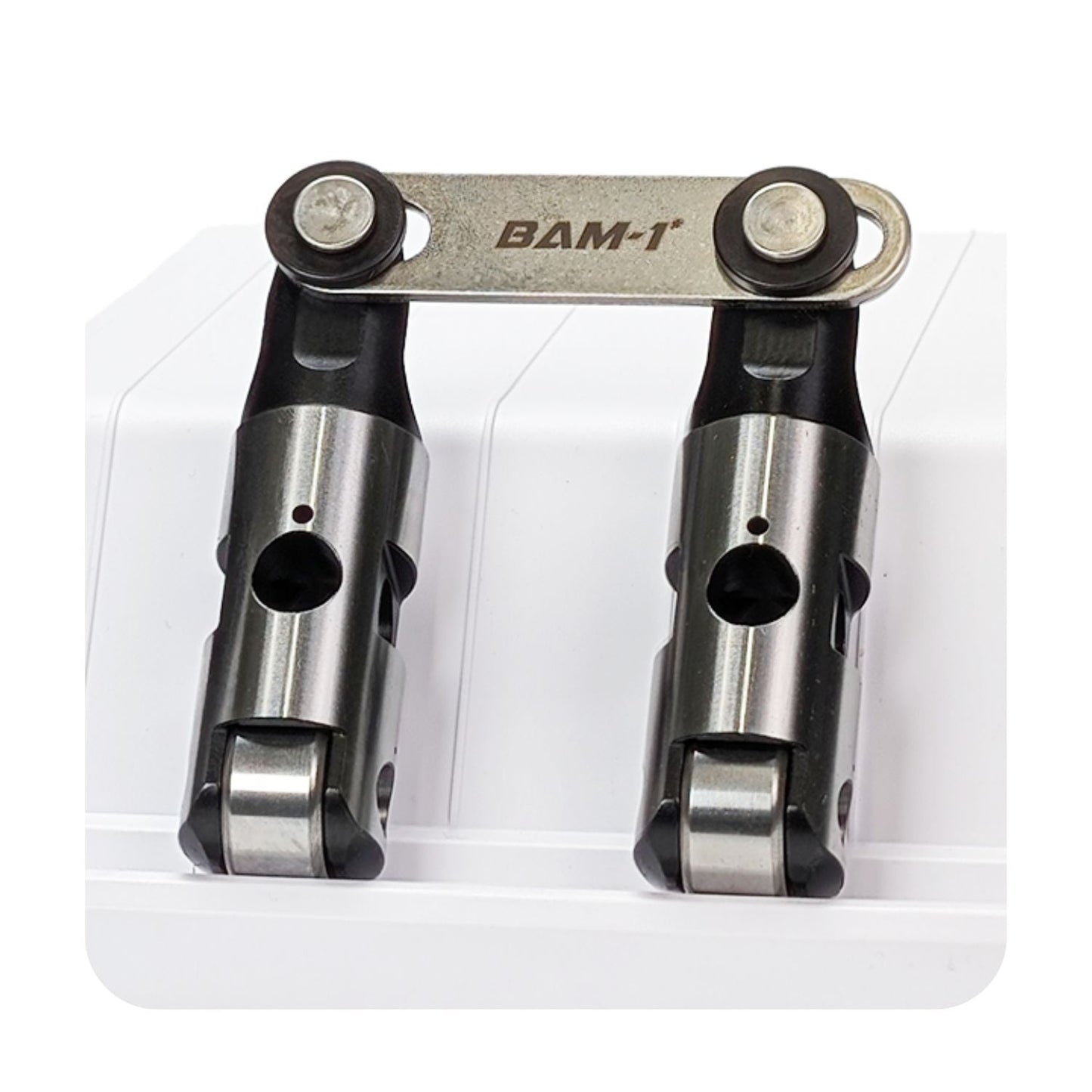 BAM Roller Lifters .874" – Ford V8 289-351W-351C-428-460, Intake O/S, Exhaust .180" Right, Steel DLC Bushing