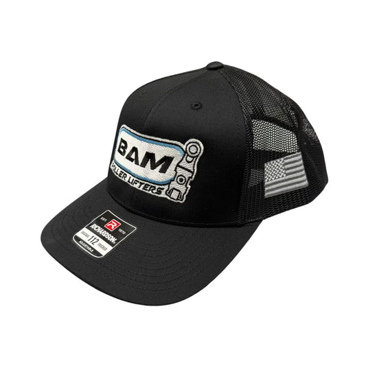 BAM Roller Lifters Hat - Richardson 112 - Black