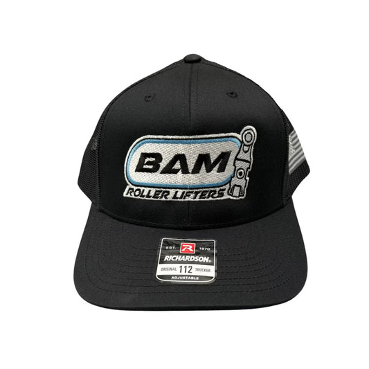 BAM Roller Lifters Hat - Richardson 112 - Black